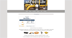 Desktop Screenshot of gazwroclaw.pl